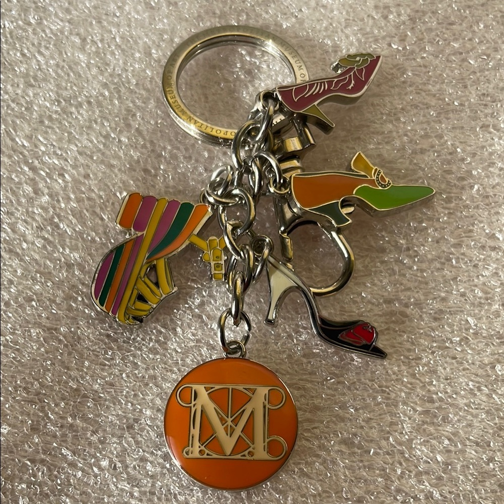 MoMA Colorful Keychain with Shoe Charms